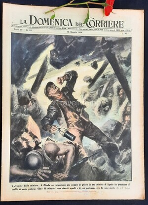 Copertina Domenica del Corriere n.20, 16 maggio 1954