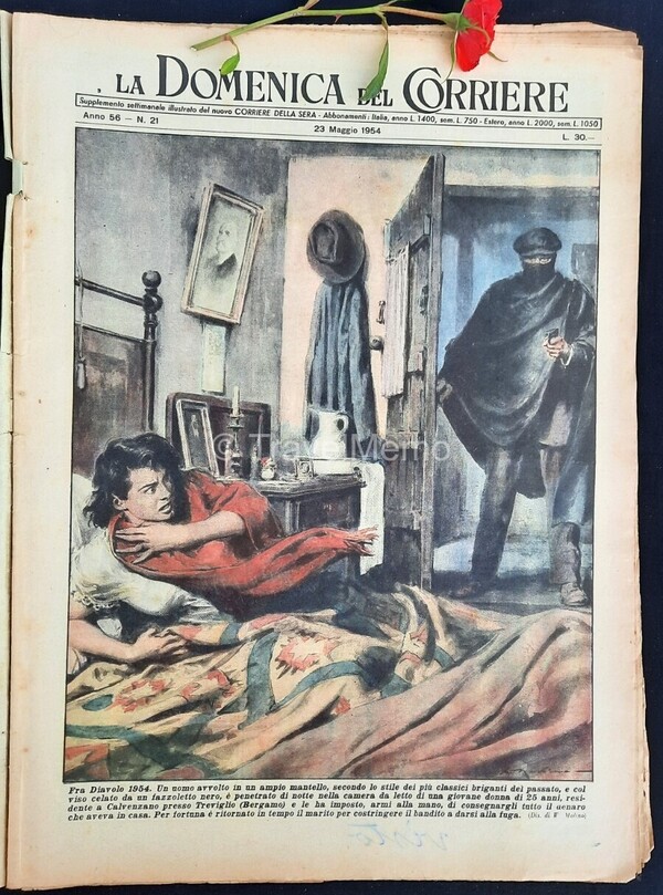 Copertina fronte Domenica del Corriere 23 maggio 1954 – articoli su Crimea,Edoardo de Filippo,Ursula,Thiess