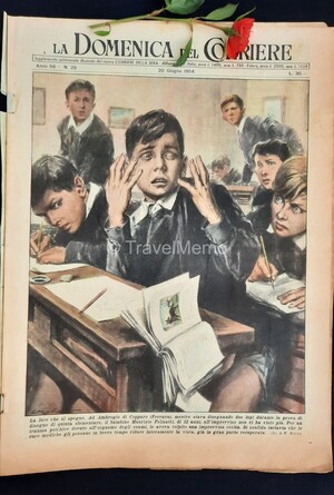 Copertina Domenica del Corriere n.25, 20 giugno 1954