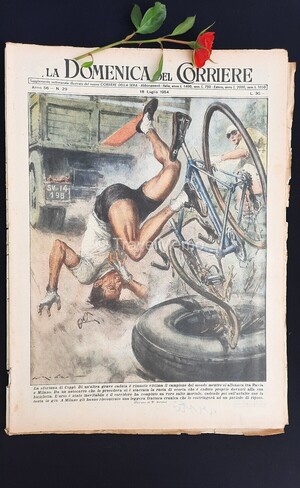 Copertina Domenica del Corriere n.29, 18 luglio 1954
