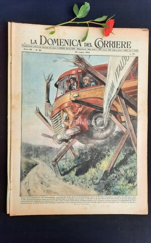 Copertina Domenica del Corriere n.30, 25 luglio 1954