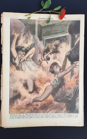 Copertina Domenica del Corriere n.33, 15 agosto 1954