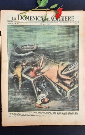 Copertina Domenica del Corriere n.35, 29 agosto 1954