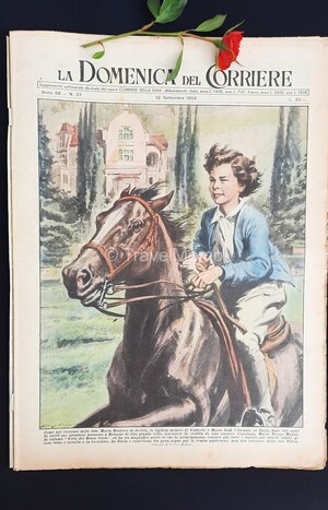 Copertina Domenica del Corriere n.37, 12 settembre 1954