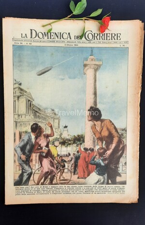 Copertina Domenica del Corriere n.40, 3 ottobre 1954