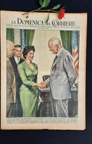 Copertina Domenica del Corriere n.44, 31 ottobre 1954
