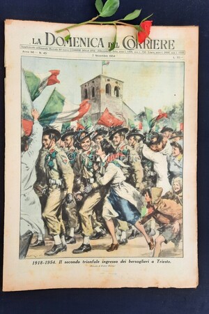 Copertina Domenica del Corriere n.45, 7 novembre 1954