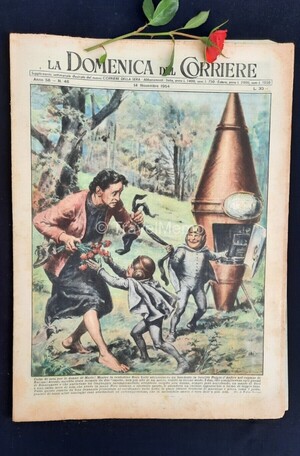Copertina Domenica del Corriere n.46, 14 novembre 1954