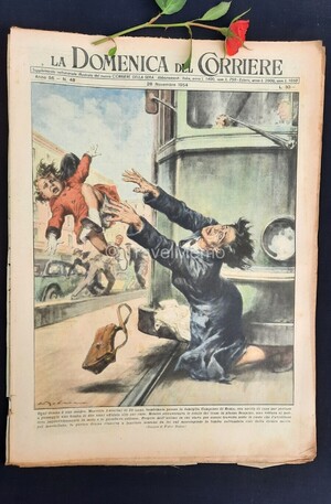 Copertina Domenica del Corriere n.48, 28 novembre 1954