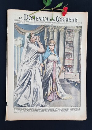 Copertina Domenica del Corriere n.50, 12 dicembre 1954