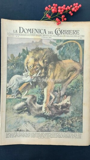 Copertina Domenica del Corriere n.2, 9 gennaio 1955