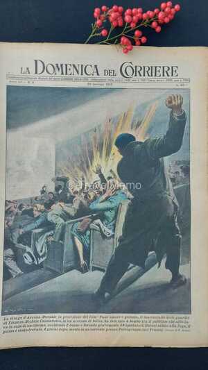 Copertina Domenica del Corriere n.4, 23 gennaio 1955