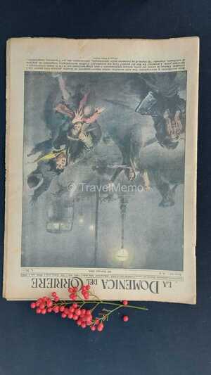 Copertina Domenica del Corriere n.5, 30 gennaio 1955