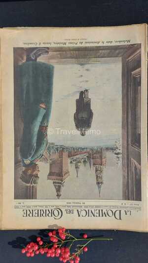 Copertina Domenica del Corriere n.8, 20 febbraio 1955