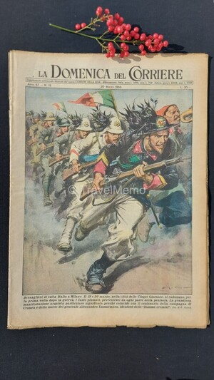 Copertina Domenica del Corriere n.12, 20 marzo 1955