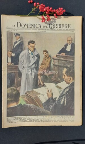 Copertina Domenica del Corriere n.13, 27 marzo 1955
