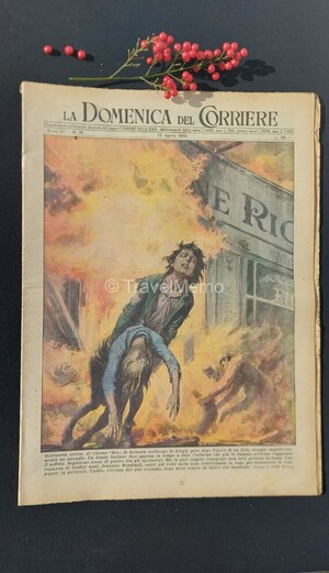 Copertina Domenica del Corriere n.16, 17 aprile 1955
