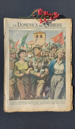 Copertina Domenica del Corriere n.17, 24 aprile 1955
