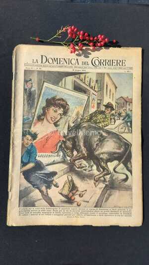 Copertina Domenica del Corriere n.1955, 19 giugno 1955
