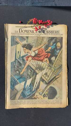 Copertina Domenica del Corriere n.27, 3 luglio 1955