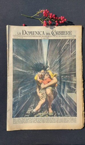 Copertina Domenica del Corriere n.28, 10 luglio 1955