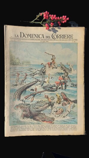 Copertina Domenica del Corriere n.31, 31 luglio 1955