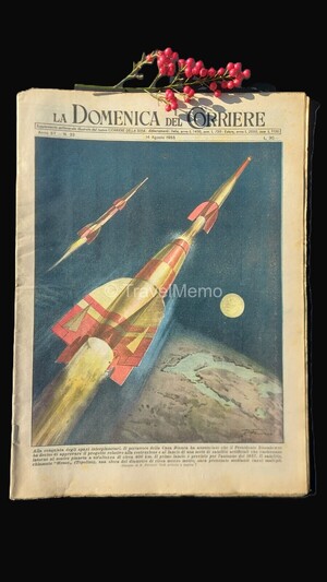 Copertina Domenica del Corriere n.33, 14 agosto 1955