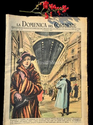 Copertina Domenica del Corriere n.50, 11 dicembre 1955