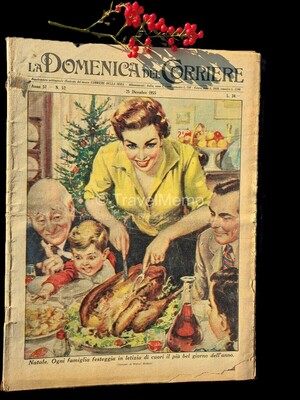 Copertina Domenica del Corriere n.52, 25 dicembre 1955