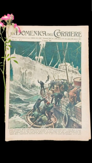 Copertina Domenica del Corriere n.2, 8 gennaio 1956