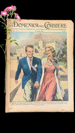Copertina Domenica del Corriere n.4, 22 gennaio 1956