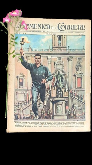 Copertina Domenica del Corriere n.6, 5 febbraio 1956