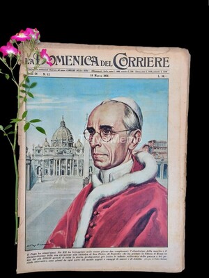 Copertina Domenica del Corriere n.12, 18 marzo 1956
