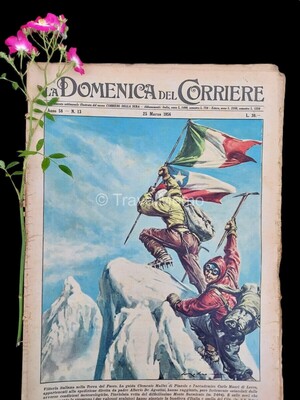Copertina Domenica del Corriere n.13, 25 marzo 1956