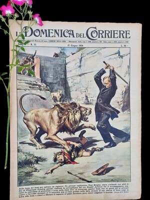 Copertina Domenica del Corriere n.25, 17 giugno 1956