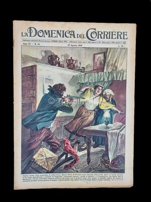 Copertina Domenica del Corriere n.34, 19 agosto 1956