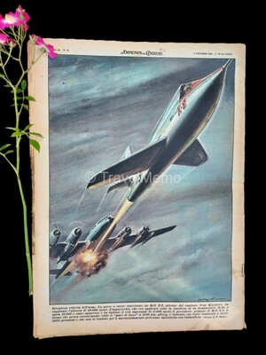 Copertina Domenica del Corriere n.41, 7 ottobre 1956