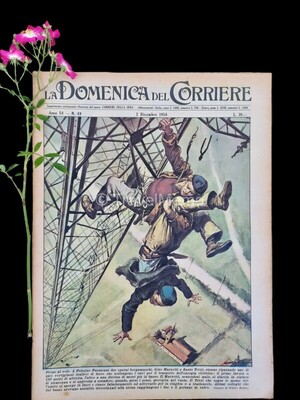 Copertina Domenica del Corriere n.49, 2 dicembre 1956